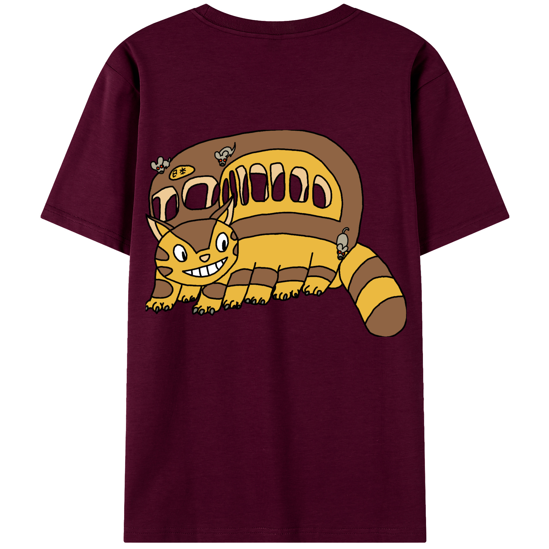 （画像用） となりのトトロ 草壁メイ 草壁サツキ My Neighbor Totoro Satsuki Kusakabe Mei Kusakabe レディース半袖Tシャツ(バックプリント)